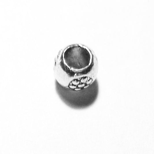 Pewter Big Hole Spacer Bead B105