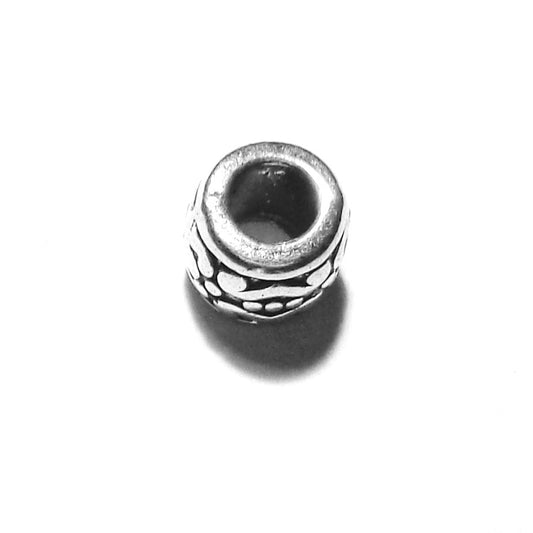 Pewter Big Hole Spacer Bead B109 Bucket