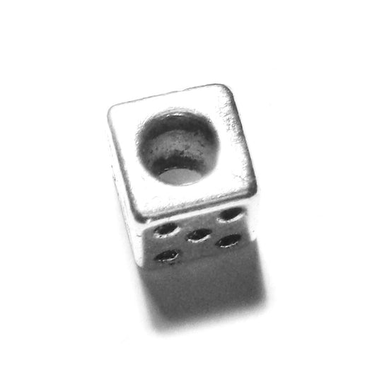 Pewter Big Hole Spacer Bead B112 70gram bag