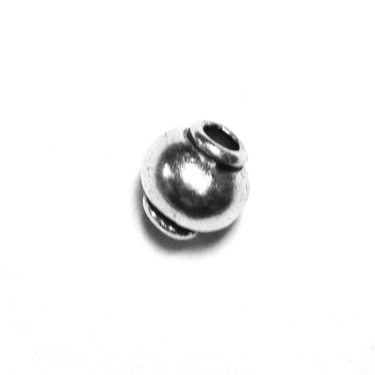 Pewter Big Hole Spacer Bead B114