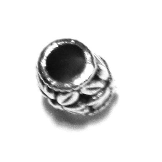 Pewter Big Hole Spacer Bead B116