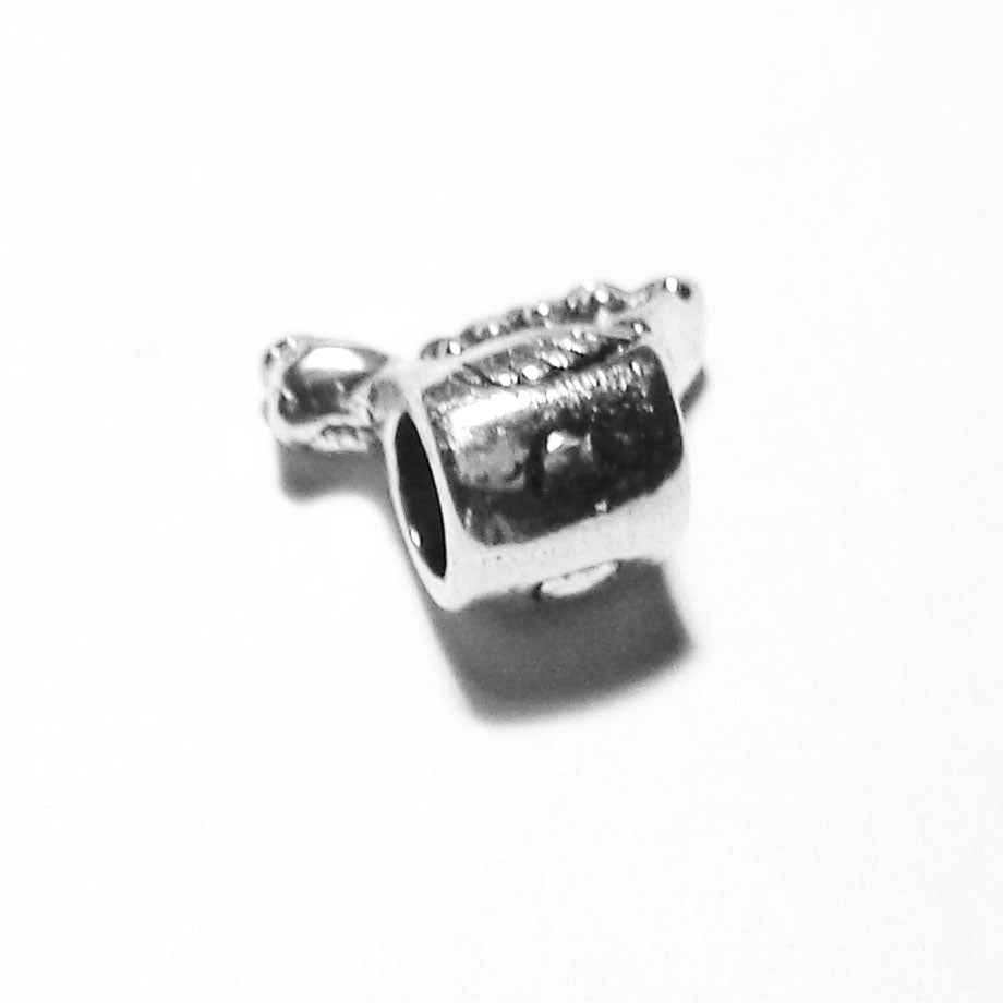 Pewter Big Hole Spacer Bead B303