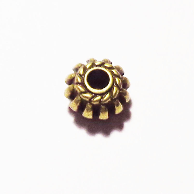 Pewter Big Hole Spacer Bead B714