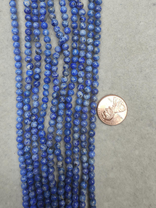 Lapis Lazuli round  4.5mm 16"strand