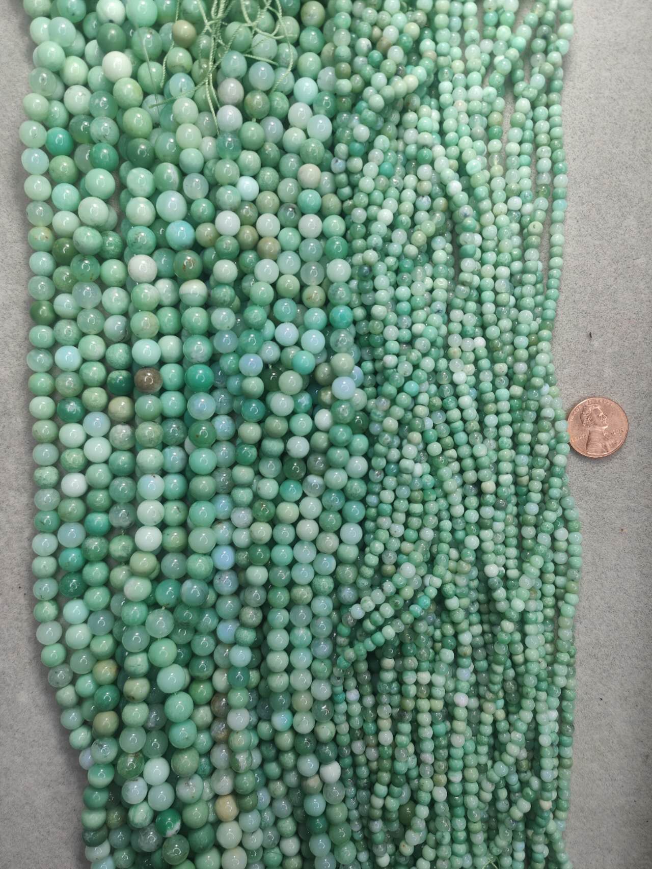 chrysoprase round beads 4mm 5mm 6mm 7mm 8mm 16"strand